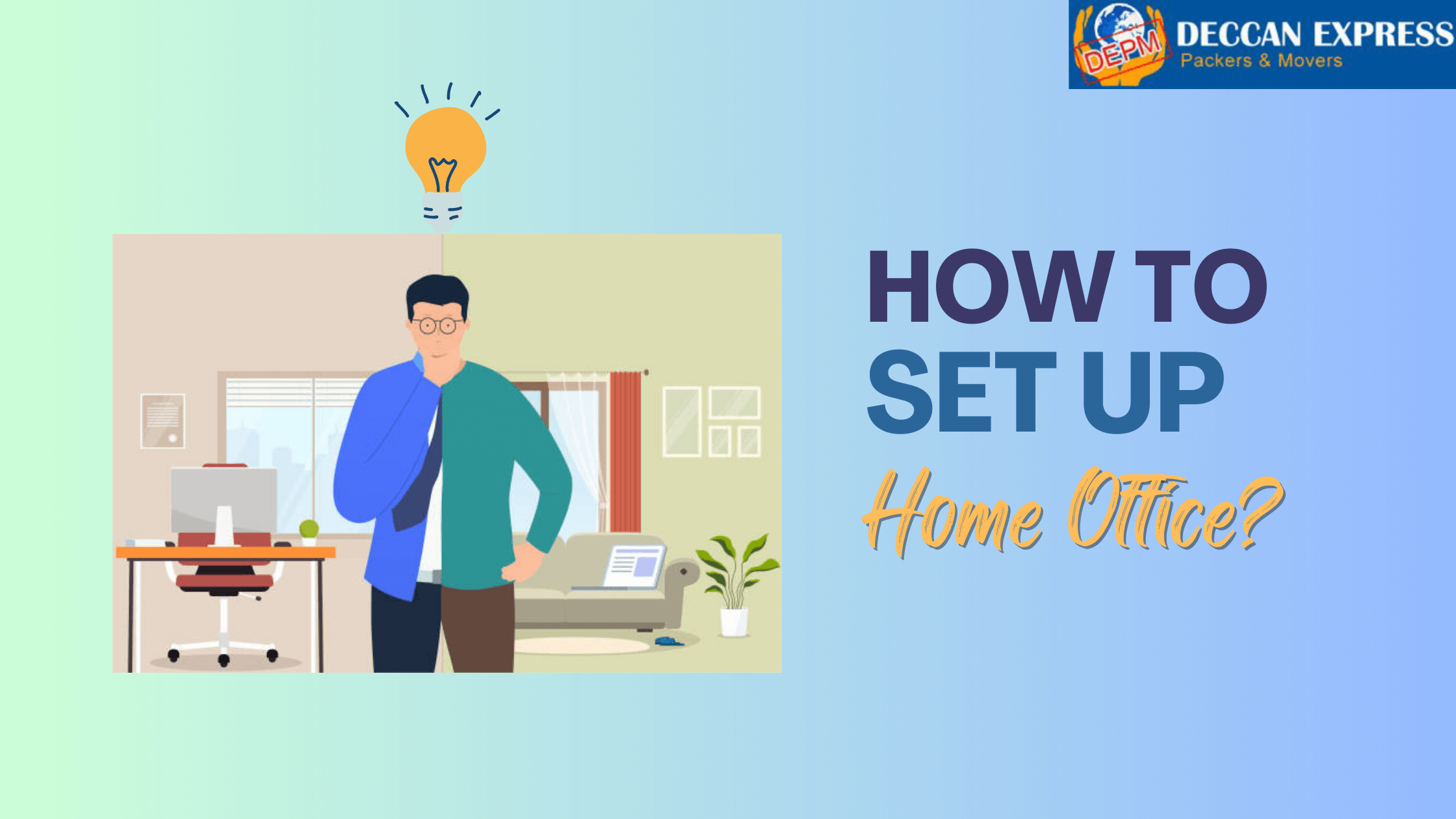 How to set up a productive home office?